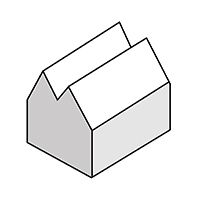 M-Shaped Roof