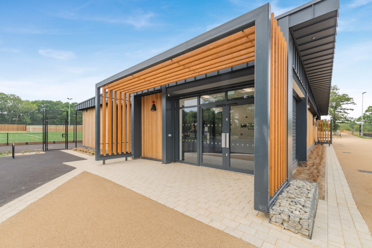 Aluminium roofing - Burgess Hill Community Centre